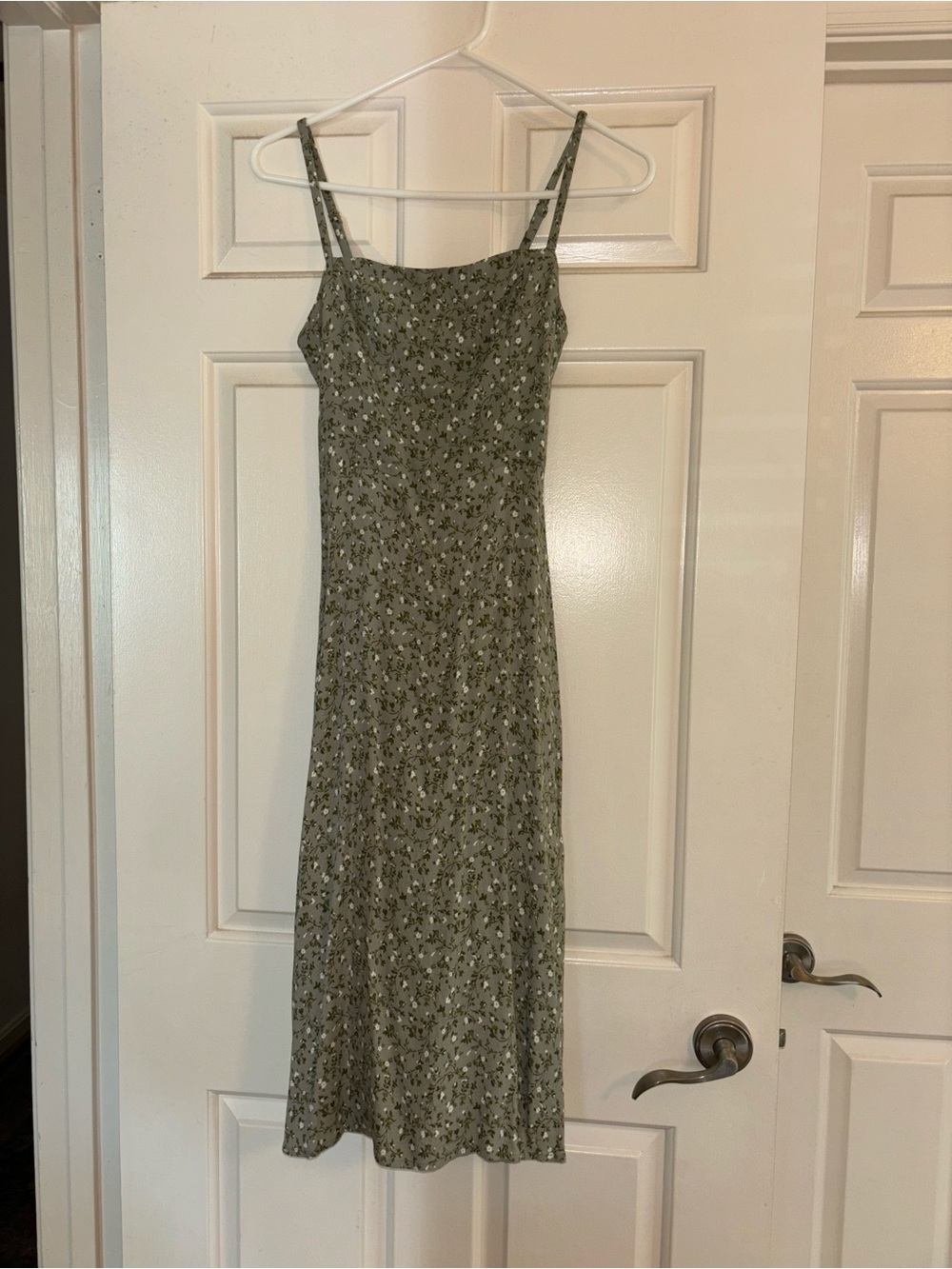 Reformation Afternoon Dress in Juniper